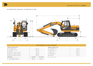 Lánctalpas kotrók JCB JS 145 LC