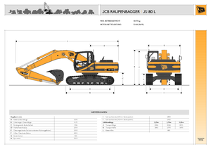 Lánctalpas kotrók JCB JS 180 L