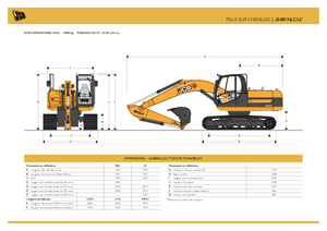 Lánctalpas kotrók JCB JS 180 LC