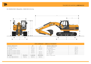 Lánctalpas kotrók JCB JS 180 LC