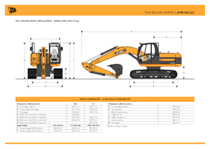 Lánctalpas kotrók JCB JS 190 LC