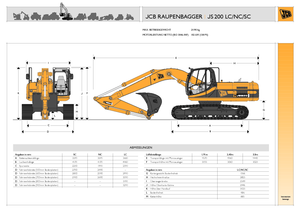 Lánctalpas kotrók JCB JS 200 L