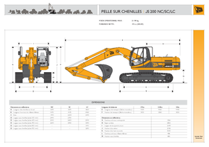 Lánctalpas kotrók JCB JS 200 L