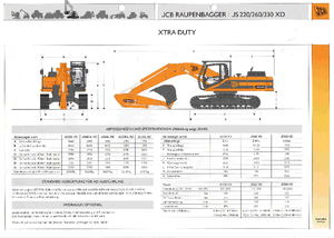 Lánctalpas kotrók JCB JS 220 L