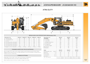 Lánctalpas kotrók JCB JS 330 NL XD