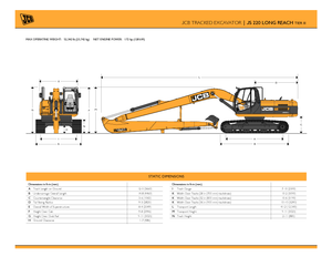 Lánctalpas kotrók JCB JS 220 LR