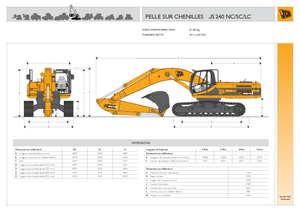 Lánctalpas kotrók JCB JS 240 NLC
