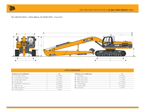 Lánctalpas kotrók JCB JS 260 LR