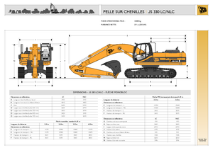 Lánctalpas kotrók JCB JS 330 NL