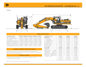 Lánctalpas kotrók JCB JS 330 NL XD