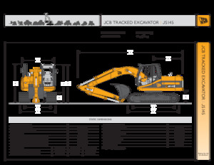 Lánctalpas kotrók JCB JS145