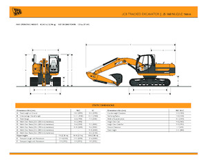 Lánctalpas kotrók JCB JS160