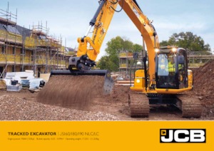 Lánctalpas kotrók JCB JS180LC
