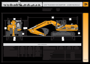 Lánctalpas kotrók JCB JS200 NC