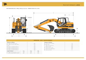 Lánctalpas kotrók JCB JZ 140 L HD
