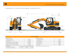 Lánctalpas kotrók JCB JZ140