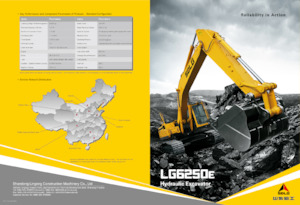 Lánctalpas kotrók SDLG LG6250E
