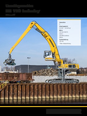 Anyagmozgató gépek Liebherr LH 110 C Gantry Industry Litronic