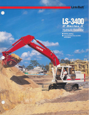 Lánctalpas kotrók Link-Belt LS-3400 C II