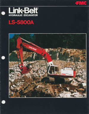 Lánctalpas kotrók Link-Belt LS-5800A