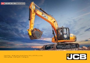 Lánctalpas kotrók JCB NXT 205