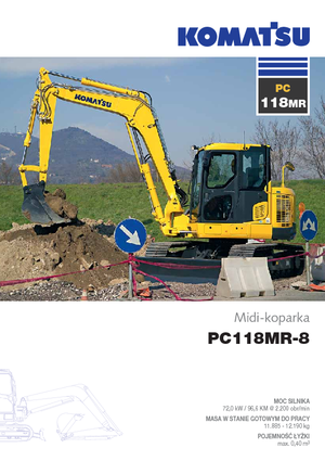 Lánctalpas kotrók Komatsu PC118MR-8