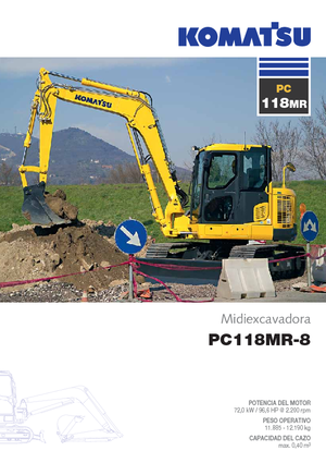 Lánctalpas kotrók Komatsu PC118MR-8