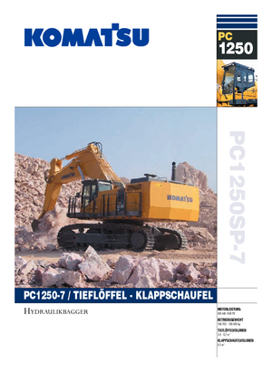 Lánctalpas kotrók Komatsu PC1250SP-7