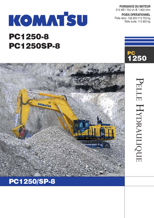 Lánctalpas kotrók Komatsu PC1250SP-8