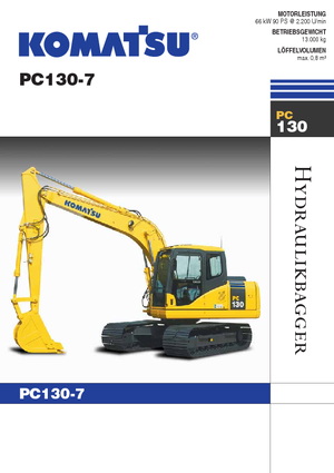 Lánctalpas kotrók Komatsu PC130-7