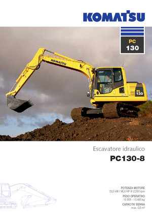 Lánctalpas kotrók Komatsu PC130-8