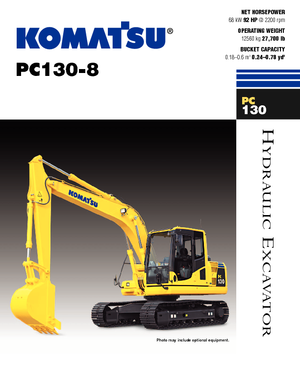 Lánctalpas kotrók Komatsu PC130-8