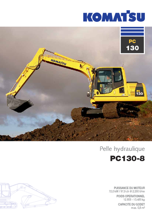 Lánctalpas kotrók Komatsu PC130-8