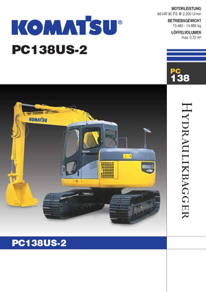 Lánctalpas kotrók Komatsu PC138US-2