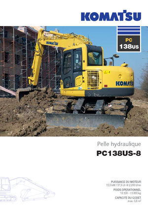 Lánctalpas kotrók Komatsu PC138US-8