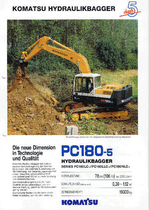 Lánctalpas kotrók Komatsu PC180LC-6 activ