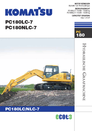 Lánctalpas kotrók Komatsu PC180LC-7