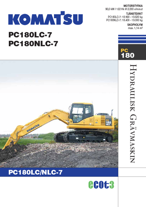 Lánctalpas kotrók Komatsu PC180LC-7