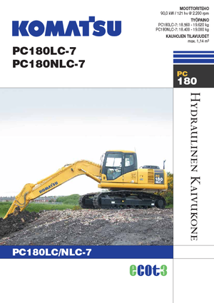Lánctalpas kotrók Komatsu PC180LC-7