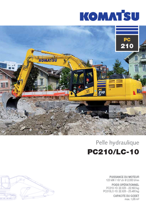 Lánctalpas kotrók Komatsu PC210-10