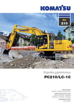 Lánctalpas kotrók Komatsu PC210-10