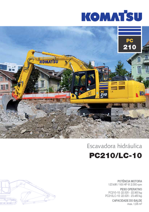 Lánctalpas kotrók Komatsu PC210-10