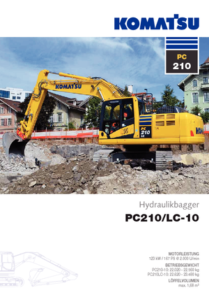 Lánctalpas kotrók Komatsu PC210-10