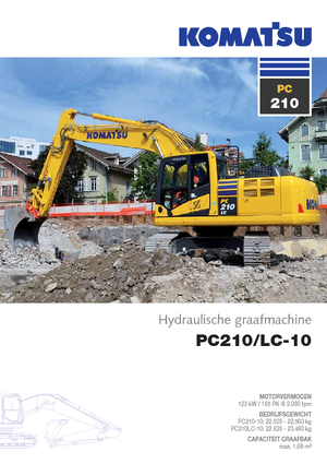 Lánctalpas kotrók Komatsu PC210-10