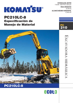 Lánctalpas kotrók Komatsu PC210LC-8