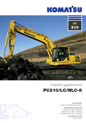 Lánctalpas kotrók Komatsu PC210LC-8
