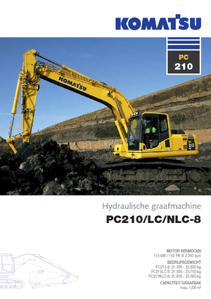 Lánctalpas kotrók Komatsu PC210LC-8