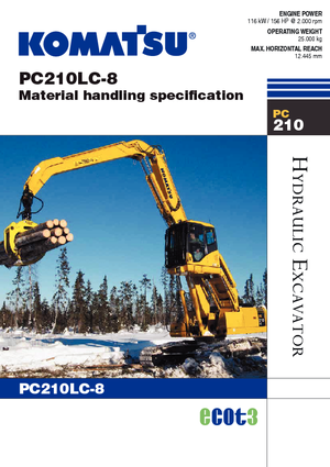Lánctalpas kotrók Komatsu PC210MH-8