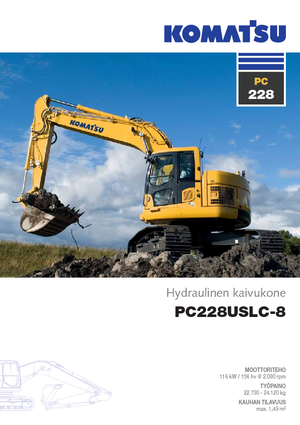Lánctalpas kotrók Komatsu PC228US-LC-8