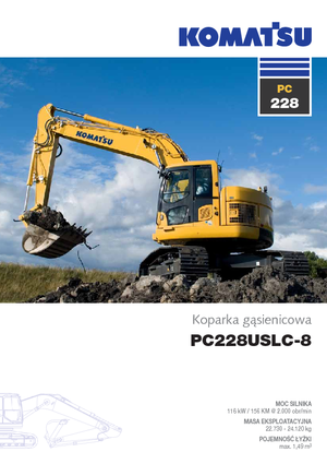 Lánctalpas kotrók Komatsu PC228US-LC-8